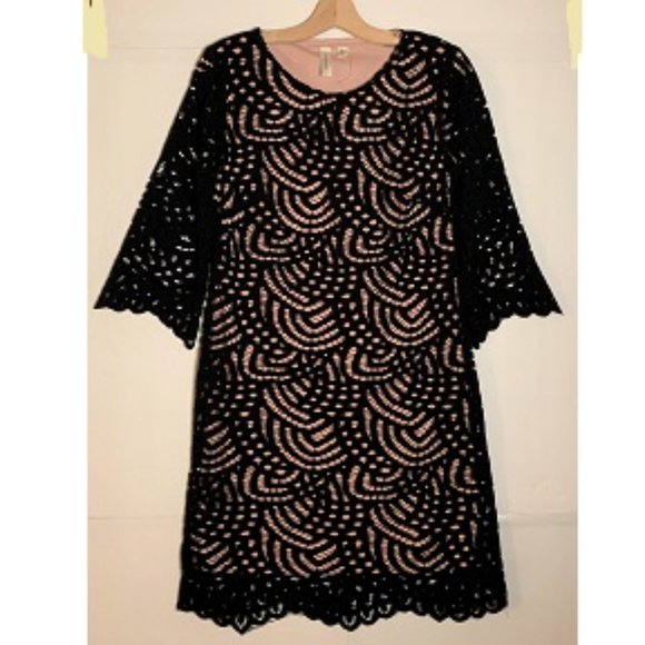 Tacera Dresses & Skirts - TACERA Black Lace Dress